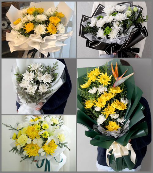 广东广州市白云区钟落潭镇五龙岗村白事花束代送